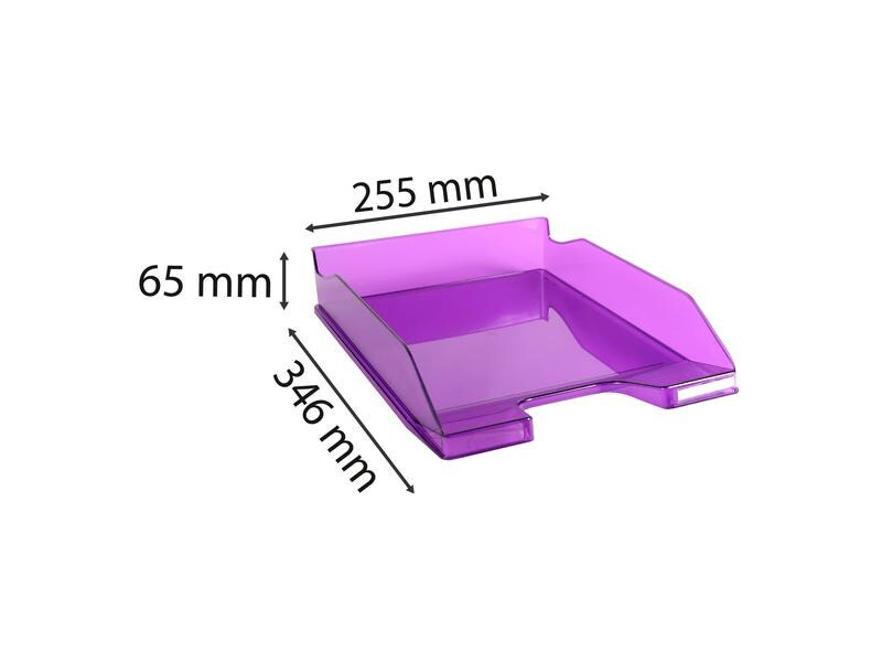 Exacompta Ablagekorb Combo-Midi Lila Glossy