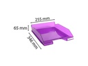 Exacompta Ablagekorb Combo-Midi Lila Glossy