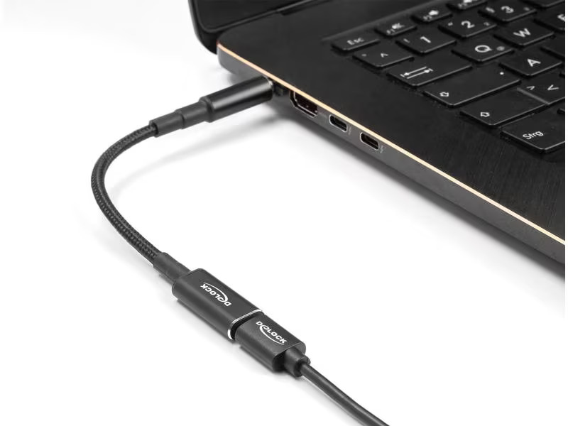 Delock Ladekabel USB-C zu Sony 6 x 4.3 mm 90° gewinkelt, 15 cm