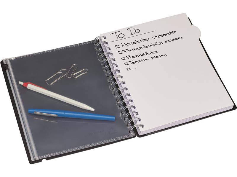 Kolma Notizbuch Selection A5 Kariert, Schwarz