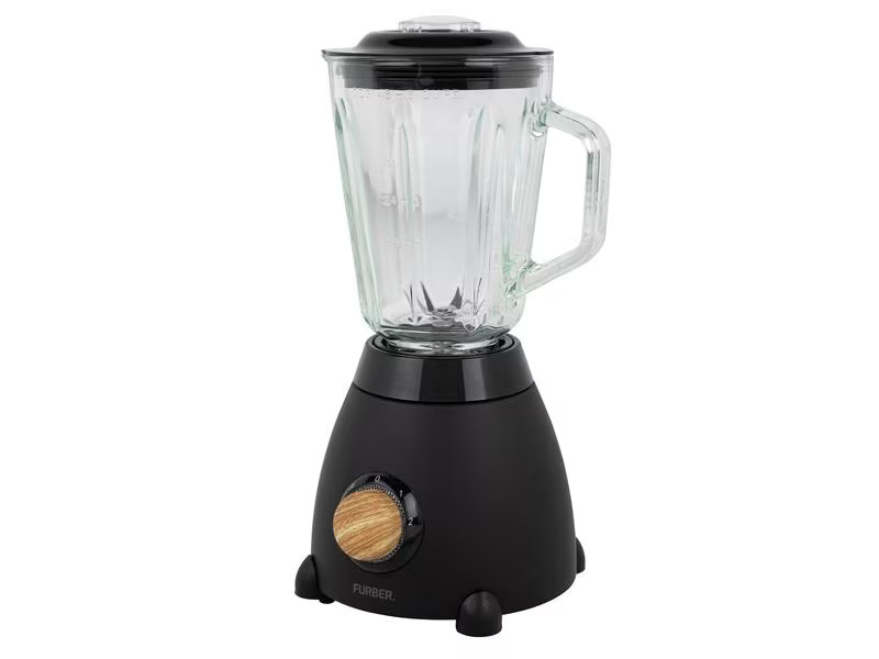 FURBER Wasserkocher, Standmixer und Toaster Set, Schwarz matt