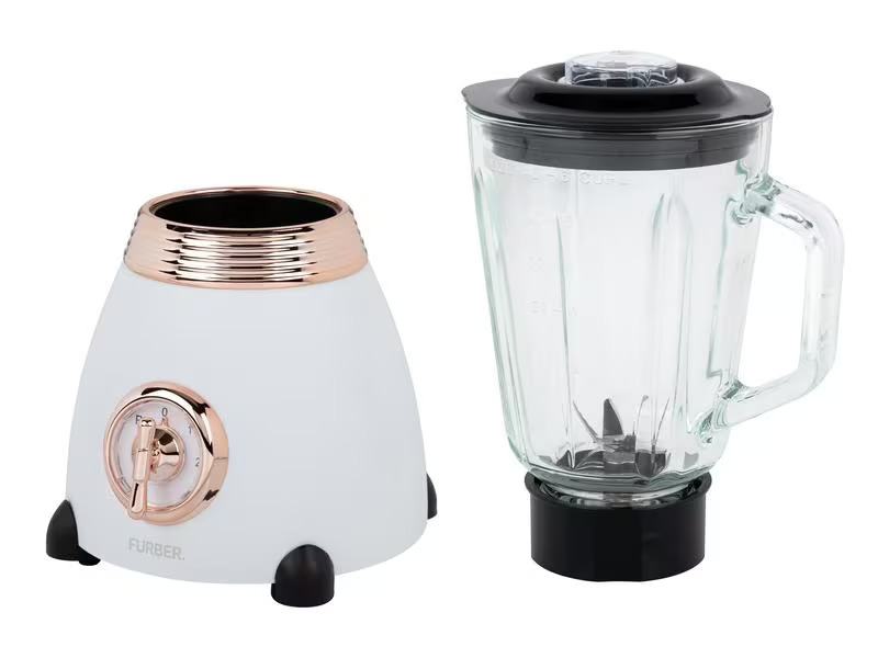 FURBER Wasserkocher, Standmixer und Toaster Set, Rosegold