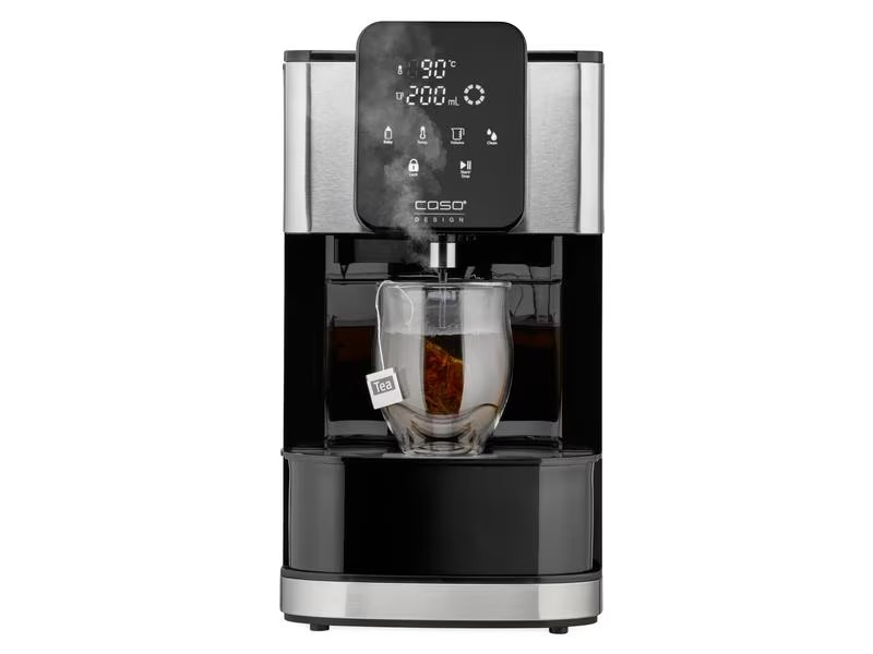 Caso Turbo Heisswasserspender HW 1660 4 l, Schwarz/Silber