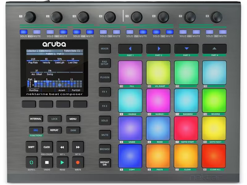 Nektar Pad-Controller Aruba