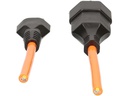 Max Hauri Verlängerungskabel 5 m T13 - T12, Orange