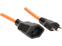 Max Hauri Verlängerungskabel 5 m T13 - T12, Orange