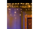 Konstsmide LED-Lichtervorhang 5 m Weiss, 200 LED, Outdoor
