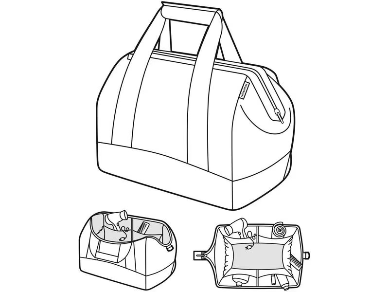 Reisenthel Schultertasche Allrounder M Garden Blue