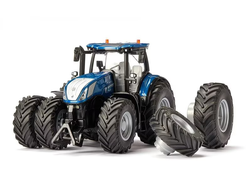 Siku Traktor New Holland T7.315, Doppelreifen, mit Sender, 1:32