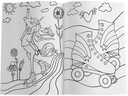 Pelikan Malbuch mit Stickern 48 Seiten, FSC