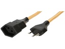 maxTex Verlängerungskabel 3 m T13 - T12, Gold