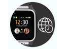 MyKi Smartwatch 4 Weiss/Pink
