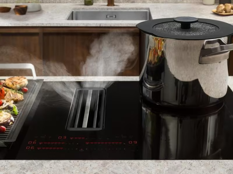 Electrolux Induktionskochfeld mit Abzug DMSL8350UO Rahmenlos