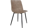 House Nordic Stuhl Middelfart 2 Stück, 86 x 55 cm, Hellbraun/Schwarz