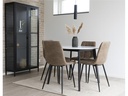 House Nordic Stuhl Middelfart 2 Stück, 86 x 55 cm, Hellbraun/Schwarz