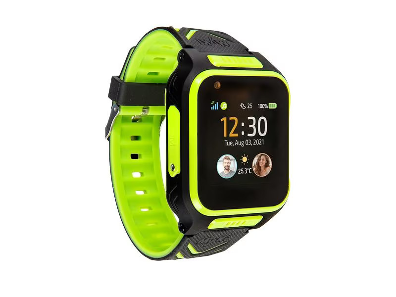 MyKi Smartwatch 4 Schwarz/Grün