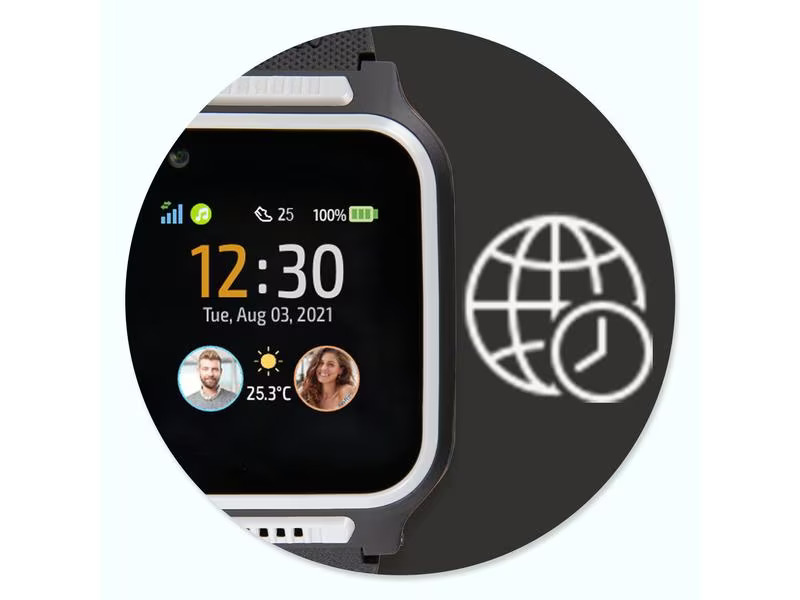 MyKi Smartwatch 4 Schwarz/Grün