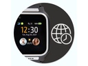 MyKi Smartwatch 4 Schwarz/Grün