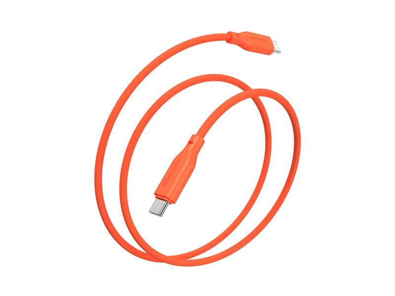 4smarts USB 2.0-Kabel Silikon High Flex USB C - USB C 1.5 m Orange