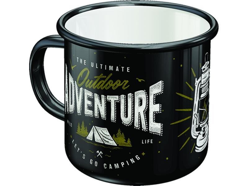 Nostalgic Art Universaltasse Outdoor Adventure 360 ml, 1 Stück, Schwarz