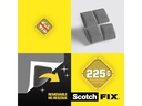 Scotch Montagequadrate Scotch-Fix, 12.7 mm x 12.7 mm, Grau
