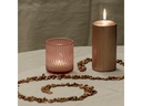 balthasar Windlicht Crystal 7.8 cm, Rosa