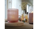 balthasar Windlicht Crystal 7.8 cm, Rosa