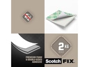 Scotch Innenmontagequadrate Scotch-Fix, 25 mm x 25 mm, Weiss