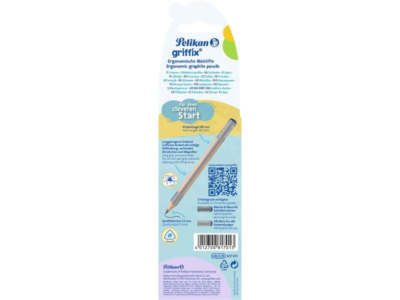 Pelikan Bleistift Griffix HB, 2 Stück