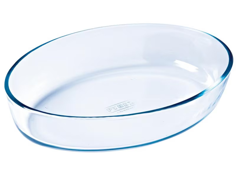 Pyrex Auflaufform 30 x 21 cm Oval, Transparent
