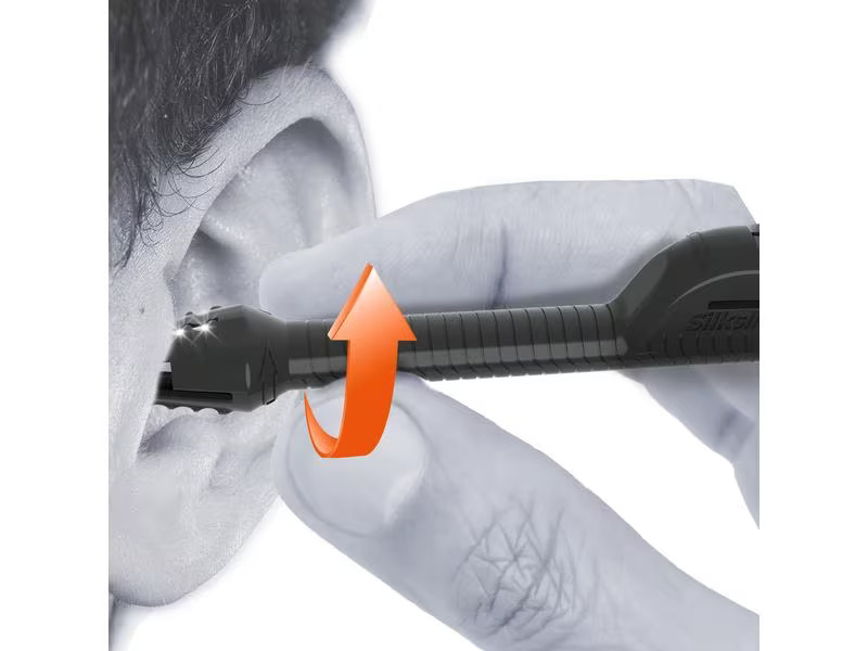 Silkslide Ohrsierer anthrazit 8 cm