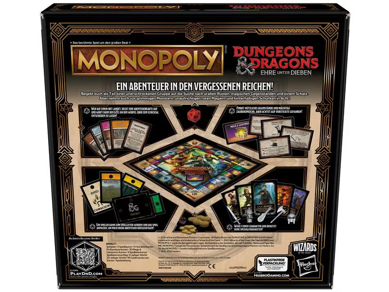 Hasbro Gaming Monopoly Dungeons &amp; Dragons – Ehre unter Dieben