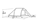 Easy Camp Tunnelzelt Energy 300 Compact, 3 Personen