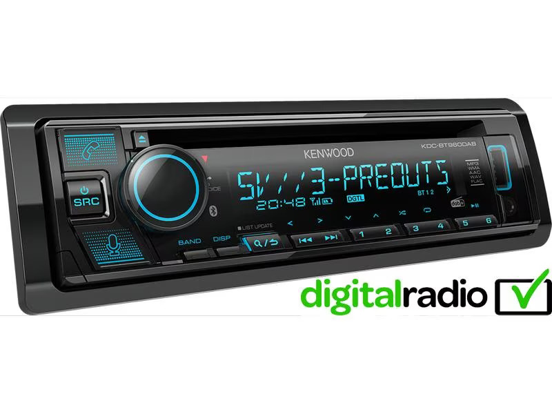 Kenwood Autoradio KDC-BT950DAB 1 DIN