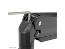 Neomounts by NewStar Tischhalterung NM-D775DX3 bis 18 kg – Schwarz