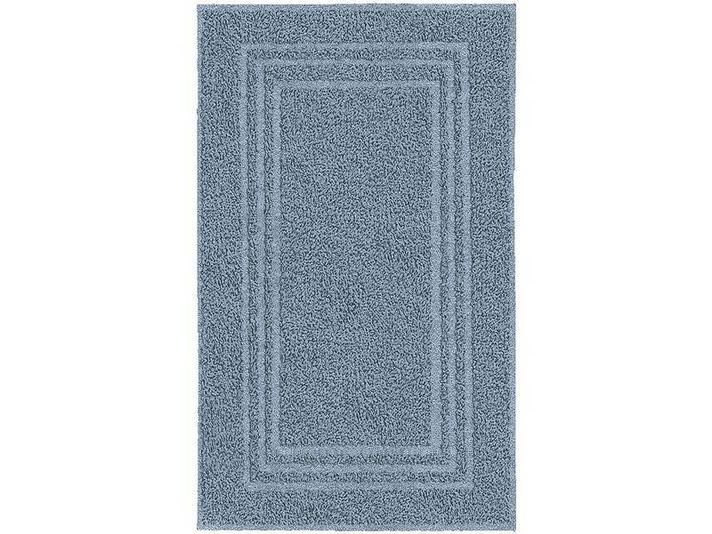 Kleine Wolke Badteppich Lodge 50 x 80 cm, Stahlblau