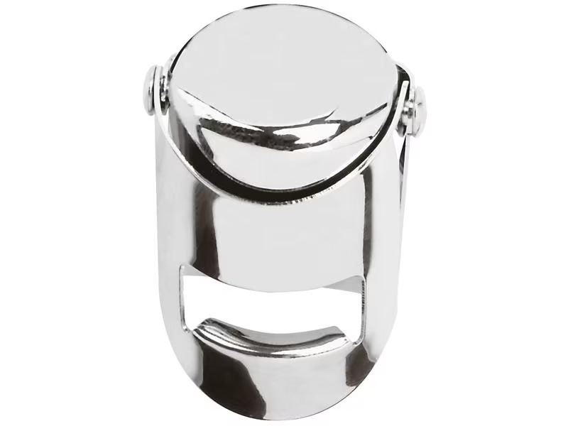 Paderno Sekt- und Champagnerverschluss Silber