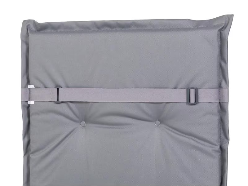COCON Stuhlauflage Hochlehner Outdoor 120 x 50 cm, Grau