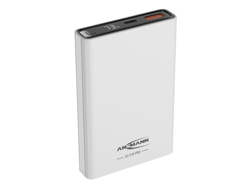 Ansmann Powerbank PB222PD, 10000 mAh, Weiss