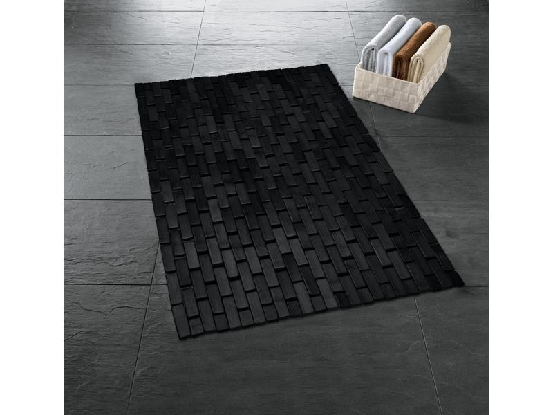 Kleine Wolke Badteppich Palito 50 x 70 cm, Schwarz