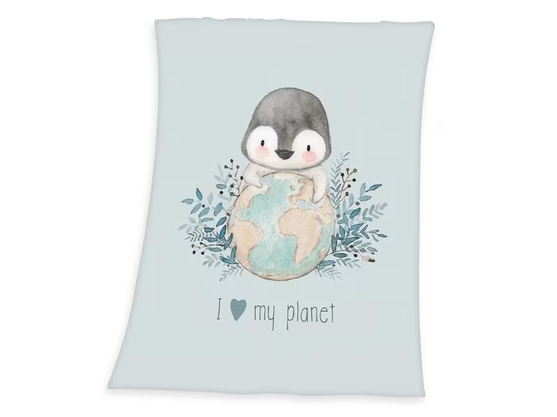 Herding Kuscheldecke Pinguin 75 x 100 cm