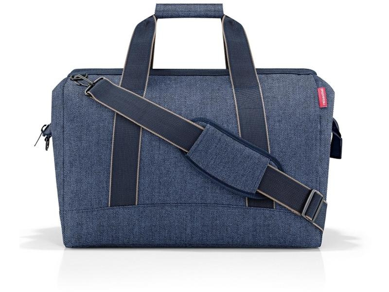 Reisenthel Schultertasche Allrounder L Herringbone Dark Blue