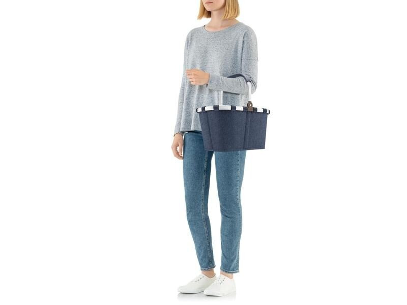 Reisenthel Einkaufskorb Carrybag Herringbone Dark Blue