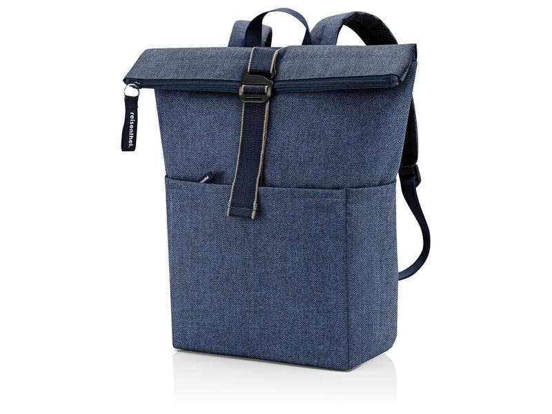 Reisenthel Freizeitrucksack Rolltop backpack Herringbone Dark Blue