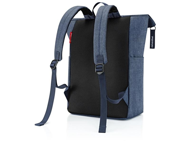 Reisenthel Freizeitrucksack Rolltop backpack Herringbone Dark Blue