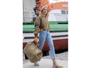 Reisenthel Schultertasche Allrounder L Rhombus Olive