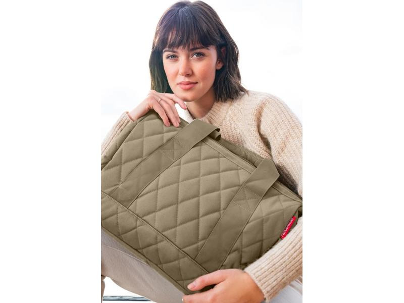 Reisenthel Schultertasche Allrounder M Rhombus Olive