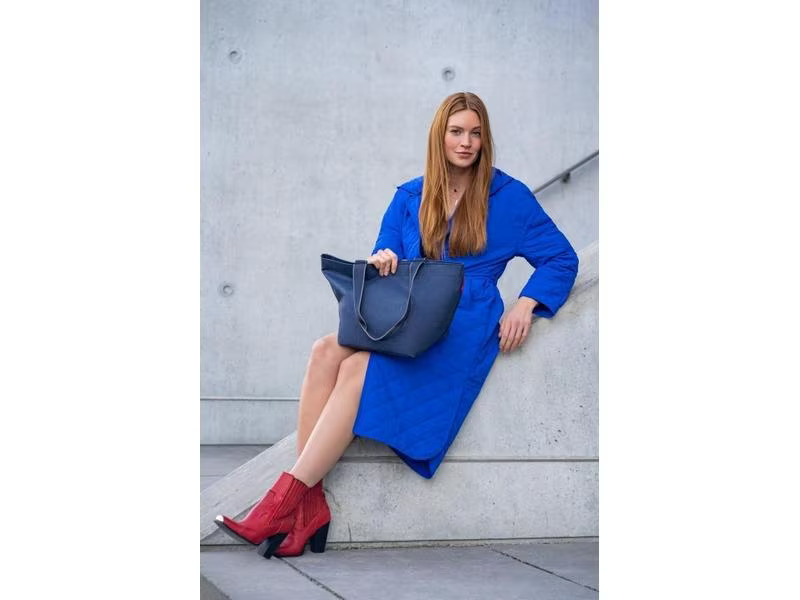 Reisenthel Tasche Shopper M Herringbone Dark Blue