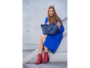 Reisenthel Tasche Shopper M Herringbone Dark Blue