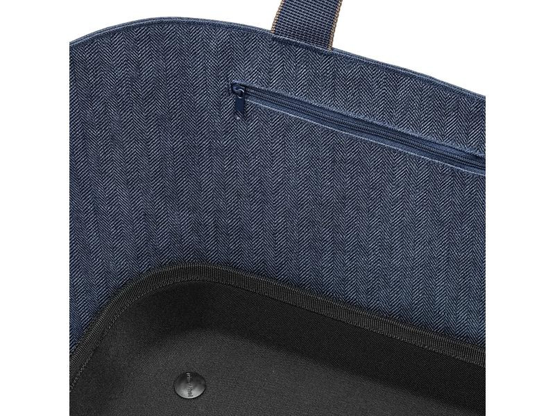 Reisenthel Tasche Shoppingbasket Herringbone Dark Blue